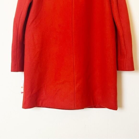 Vince Camuto Wool Blend Three Quarter Coat in Vermillion, Size Small - Picture 7 of 12